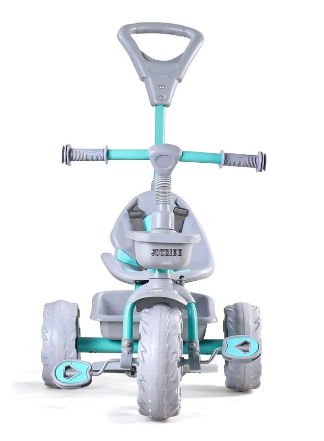 JoyRide Turbo Tots Trike Cycle for Kids Cycle 2-5 Years for Boy & Girl Bike with 3 EVA Wheels Storage Basket - with Parental Control (Blue) - Image 2